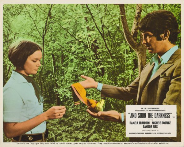 And Soon the Darkness (1970) UK Lobby Card B