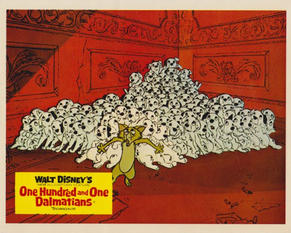 One Hundred and One Dalmatians (1961) UK Front of House Card C