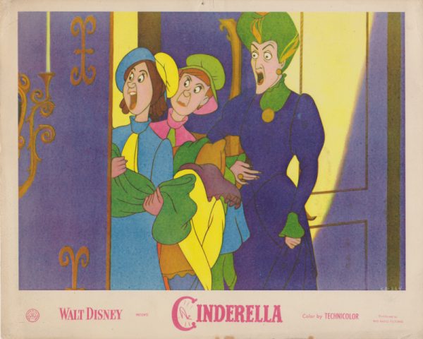 A vintage Cinderella front of house card