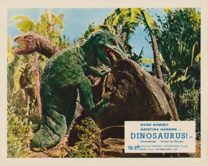 Dinosaurus! (1960) vintage UK "Front of House" lobby card