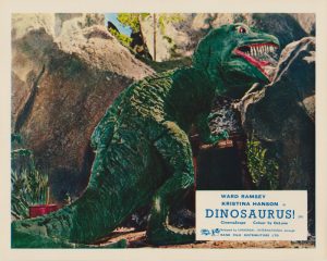 Dinosaurus! (1960) vintage UK "Front of House" lobby card