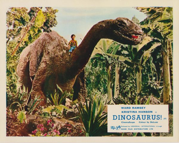 Dinosaurus! (1960) vintage UK "Front of House" lobby card