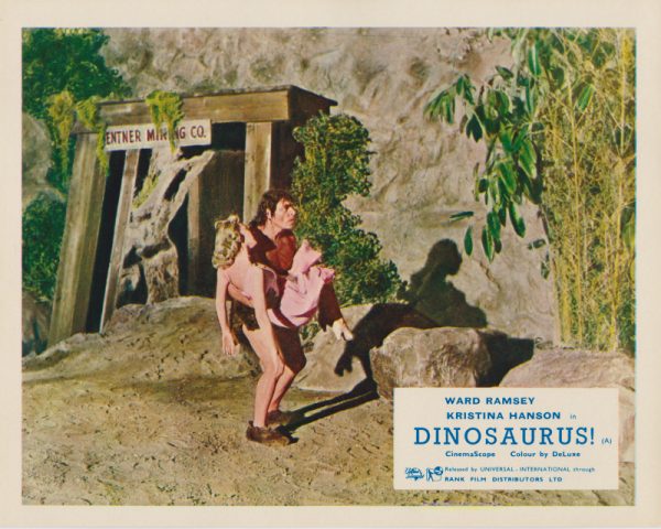 Dinosaurus! (1960) vintage UK "Front of House" lobby card