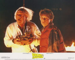 Back to the Future (1985) UK Front of House Lobby Card A