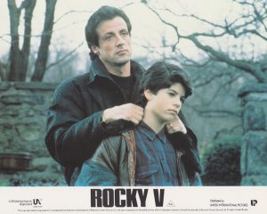 Sylvester Stallone with real-life son Sage Stallone