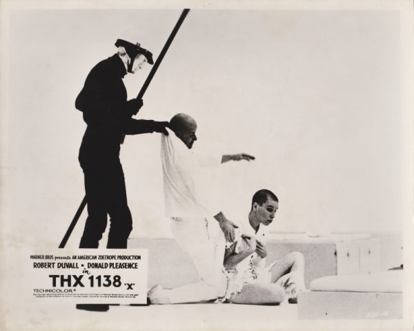 A scene from George Lucas' directorial debut "THX 1138" (1971)