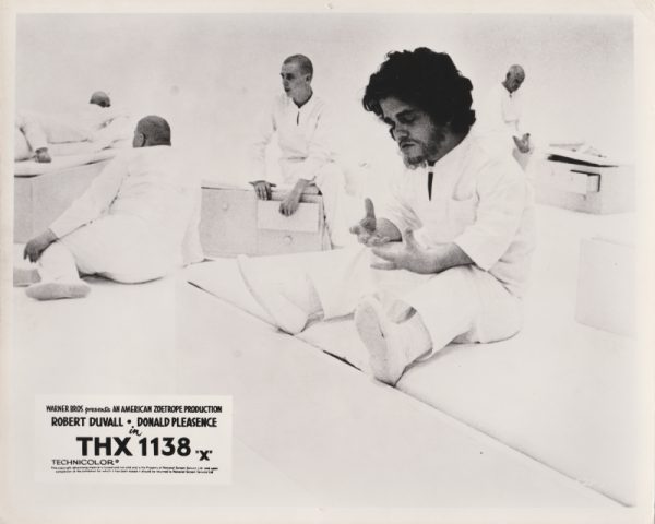 A scene from George Lucas' directorial debut "THX 1138" (1971)