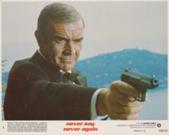 Sean Connery reprised what was surely his most famed role, as secret agent 007: James Bond