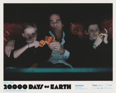 Nick Cave (with his two sons)