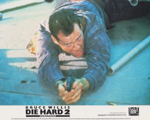 Bruce Willis in action in Die Hard 2: Die Harder (1990)