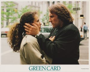 Andie MacDowell with Gérard Depardieu