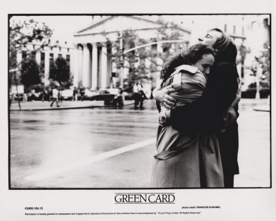 Gérard Depardieu embraces Andie MacDowell