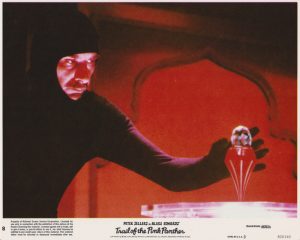 A vintage The Pink Panther lobby card