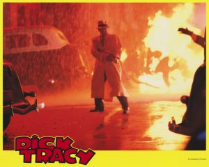 Warren Beatty stars as comic book hero Dick Tracy.