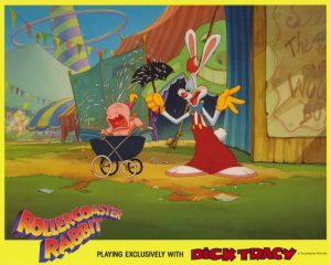 "Rollercoaster Rabbit" played exclusively with Dick Tracy in cinemas