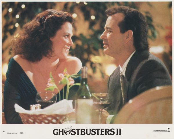 Card #04: Dana Barrett (Sigourney Weaver) with Dr. Peter Venkman (Bill Murray)