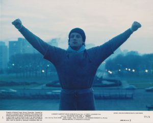 Sylvester Stallone stars as the underdog Rocky Balboa in Rocky (1976)