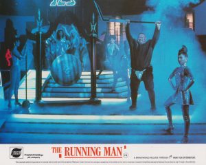 A scene from The Running Man (1987).