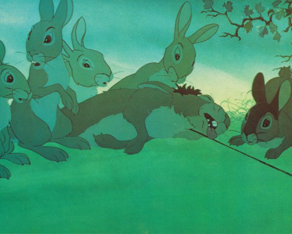 A distressing scene from Watership Down (1978)