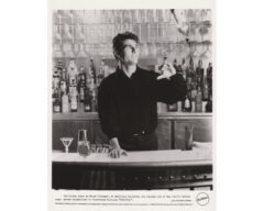 Tom Cruise starring as ambitious bartender Brian Flanagan in Cocktail (1988)