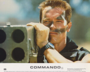 Arnold Schwarzenegger stars as John Matrix