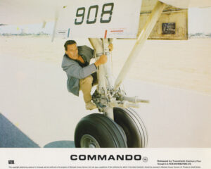 Commando (1985) UK Front of House Lobby Card