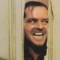 Jack Nicholson in a truly iconic scene from The Shining (1980)