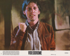 James Woods stars in Videodrome (1983)