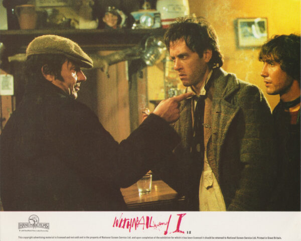 Michael Elphick, Richard E. Grant and Paul McGann