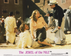 The Jewel of the Nile (1985) vintage cinema front of house lobby card
