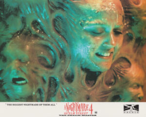 A vintage lobby card from A Nightmare on Elm Street 4 - The Dream Master (1988)