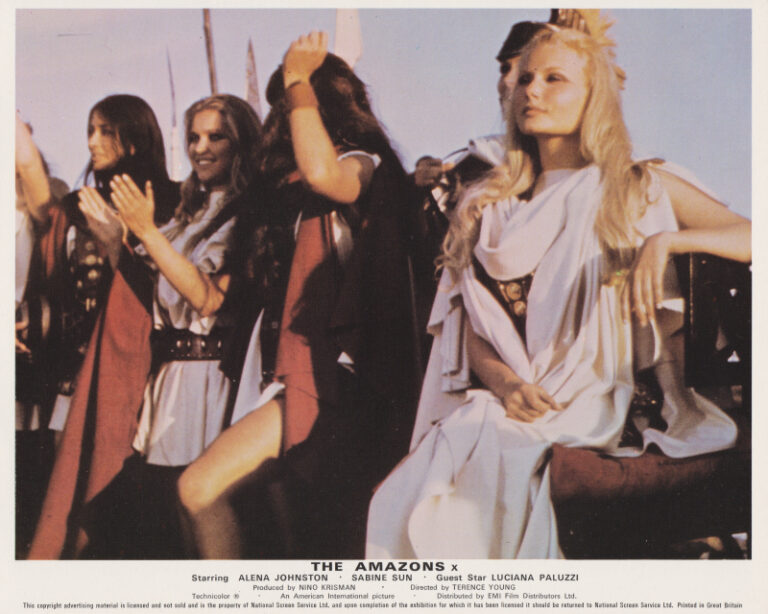 The Amazons [aka War Goddess] (1973) [UK] cinema lobby cards