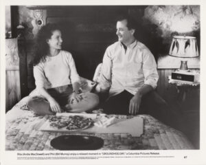 Andie MacDowell and Bill Murray