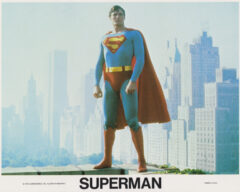 A vintage USA cinema lobby card, featuring Christopher Reeve as Superman (1978)