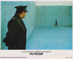 McVicar (1980) UK front of house lobby card featuring a distant Roger Daltrey