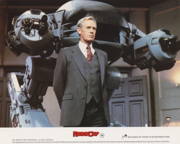 Dick Jones with ED-209