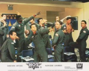 A staged scene from Hot Shots! (1991)