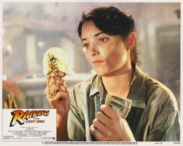 Karen Allen stars are Marion Ravenwood