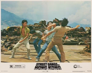 A scene from Street Gangs of Hong Kong (1973) (aka "The Delinquent")