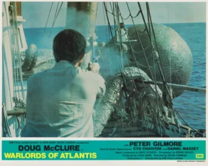 A scene from Warlords of Atlantis (1978)