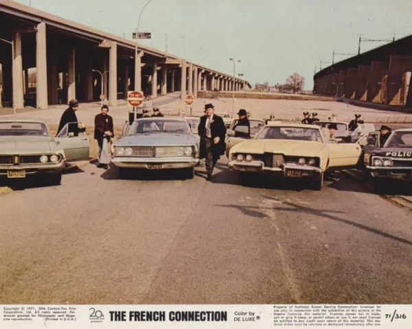 A classic scene from The French Connection (1971)