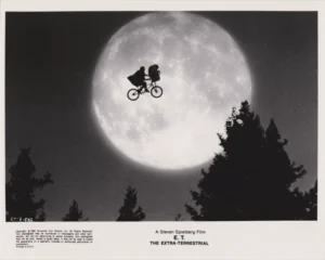 With doubt THE most memorable publicity still from Spielberg's E.T. (1982)