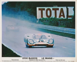 An action scene from Le Mans (1971)