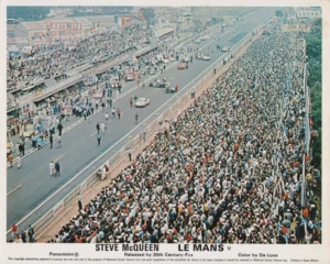 A crowd scene from Le Mans (1971)