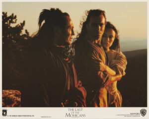 Russell Means, Daniel Day-Lewis and Madeleine Stowe