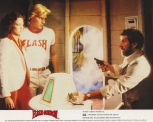 A scene from Mike Hodges' space-opera Flash Gordon (1980)