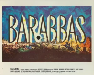 Barabbas (1961) USA Title Lobby Card #01