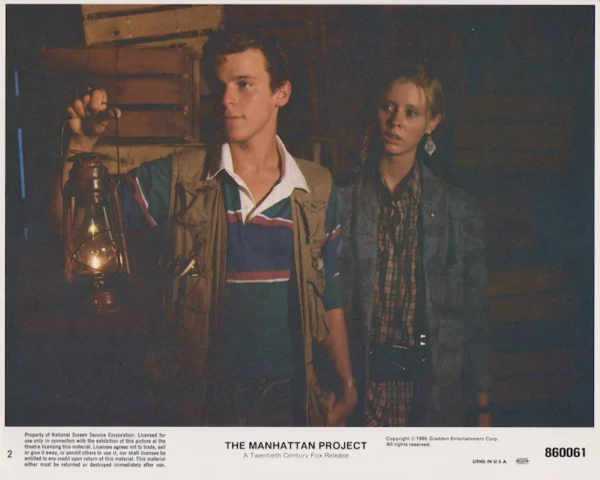 The Manhattan Project (1986) USA Lobby Card #02 NSS 860061 [scanned image]