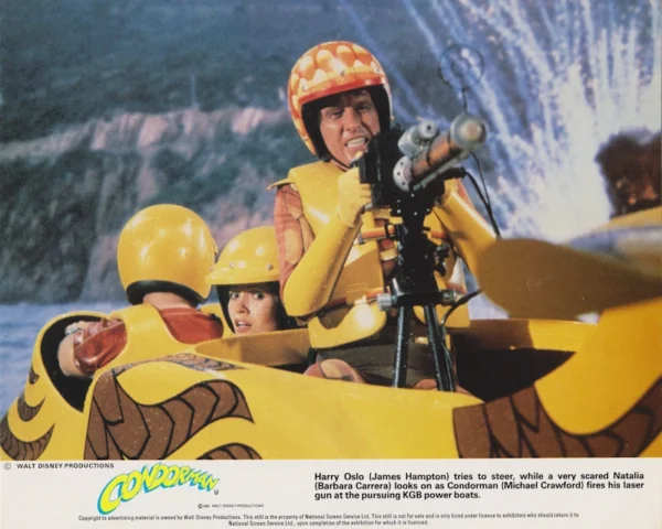 Condorman (1981) British "Front of House" colour lobby card [scanned-in image]
