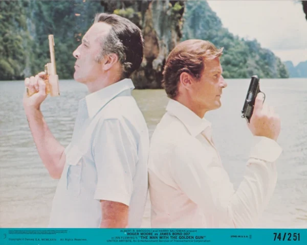 The Man with the Golden Gun (1974) ~ cinema lobby cards